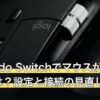 Nintendo Switchでマウスが遅延する原因は？設定と接続の見直し手順